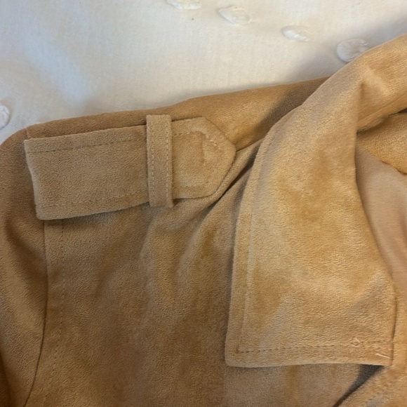 Brown Suede Zip Up Jacket - Picture 7 of 8